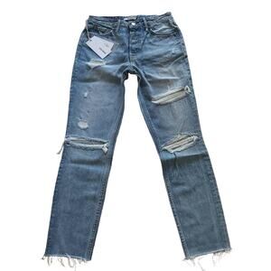 GRLFRND The Karolina distressed high rise skinny jeans A Little More Love 26 NEW